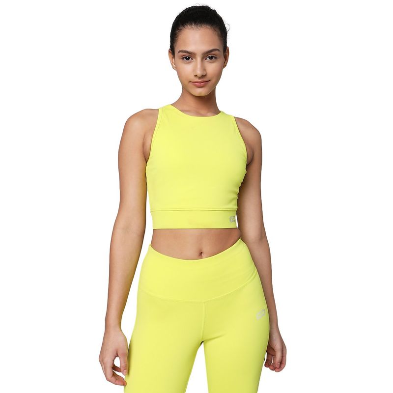 Silvertraq Padded Cross Back Bra Lime (XS)