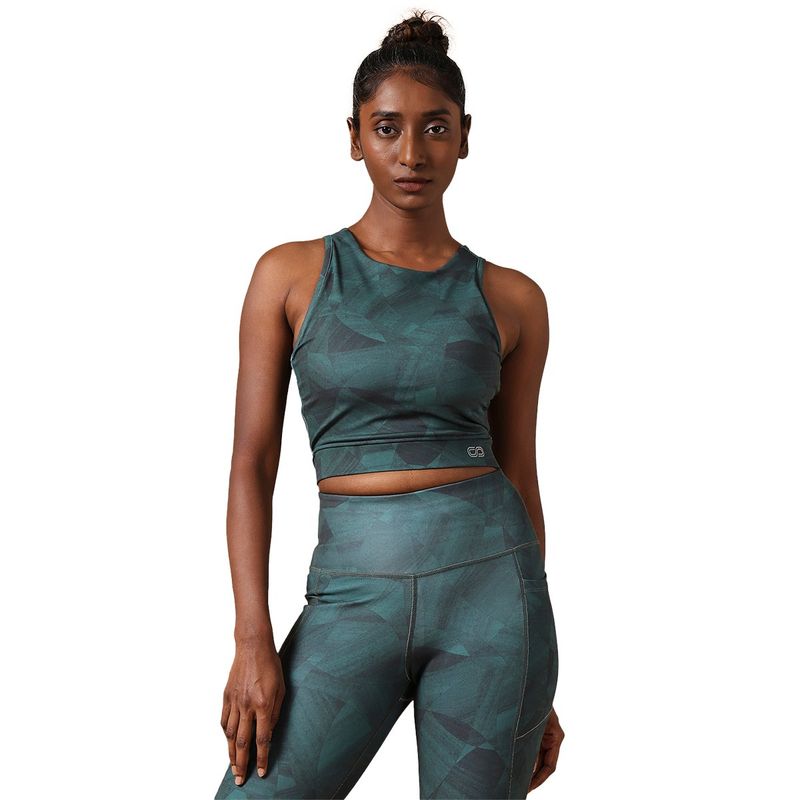 Silvertraq Padded Cross Back Bra Stellar Green (XS)