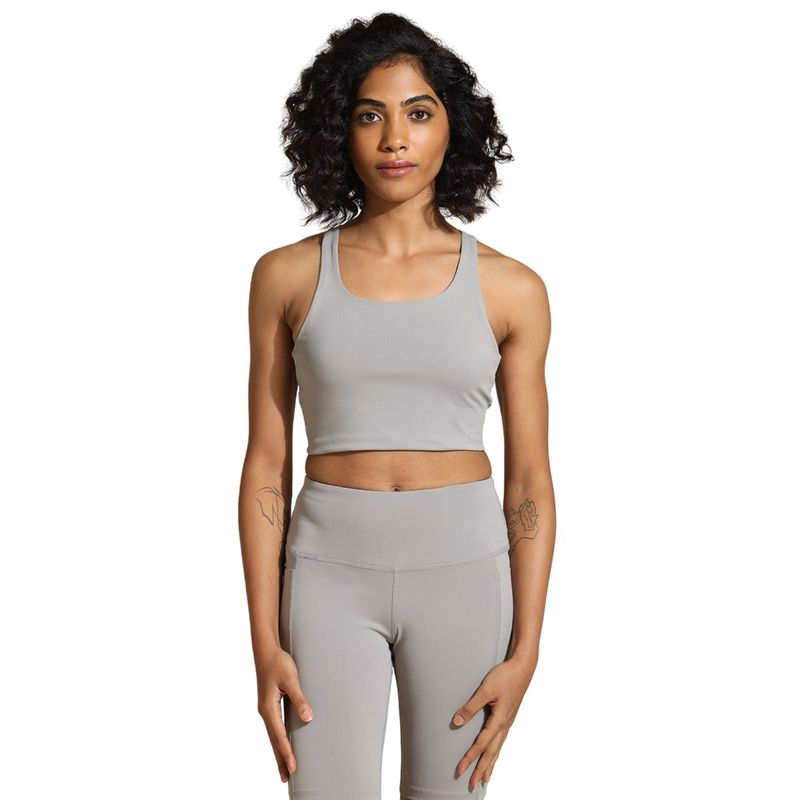 Silvertraq High Impact Action Bra With Clasp Cloud Grey (XS)