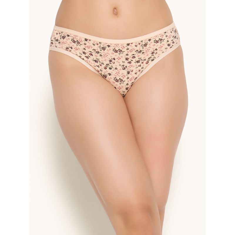 Clovia Cotton Spandex Low waist Outer elastic Bikini Panty (2XL)