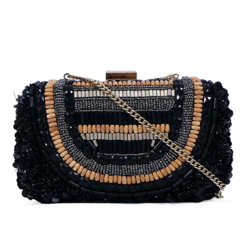 Diwaah Black Party Clutches Buy Diwaah Black Party Clutches Online at