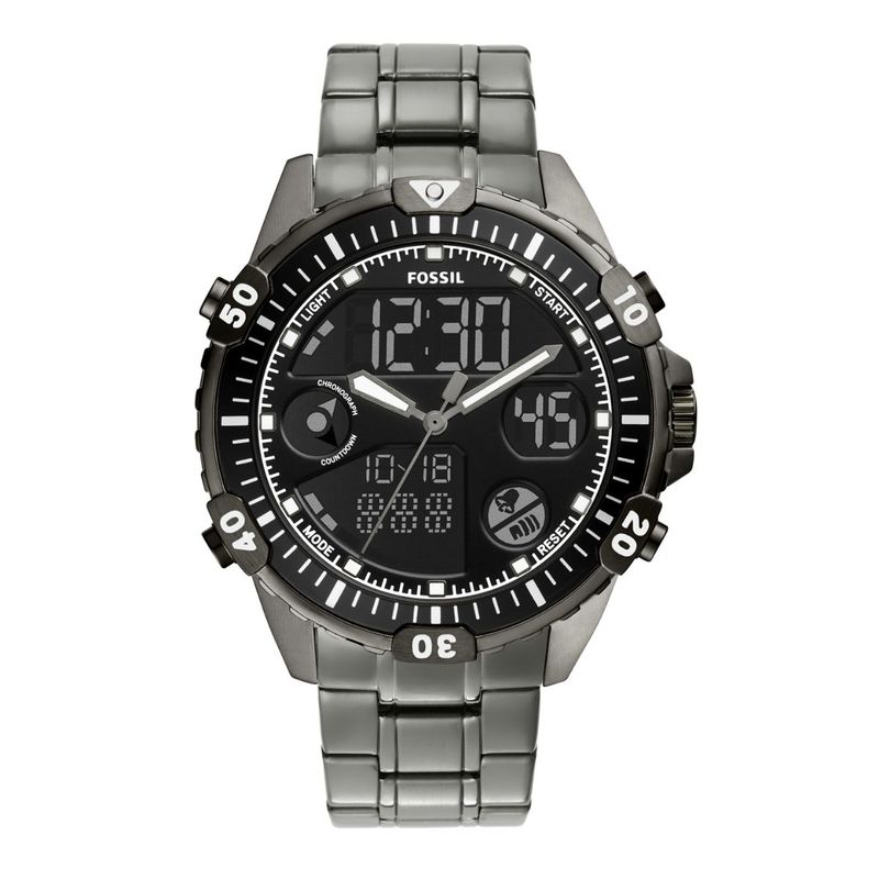 Buy Fossil Garrett Gun Metal Watch FS5782 For Men Online