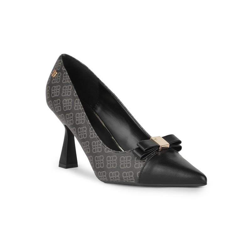 Bata Black Pump Heels for Women (UK 5)