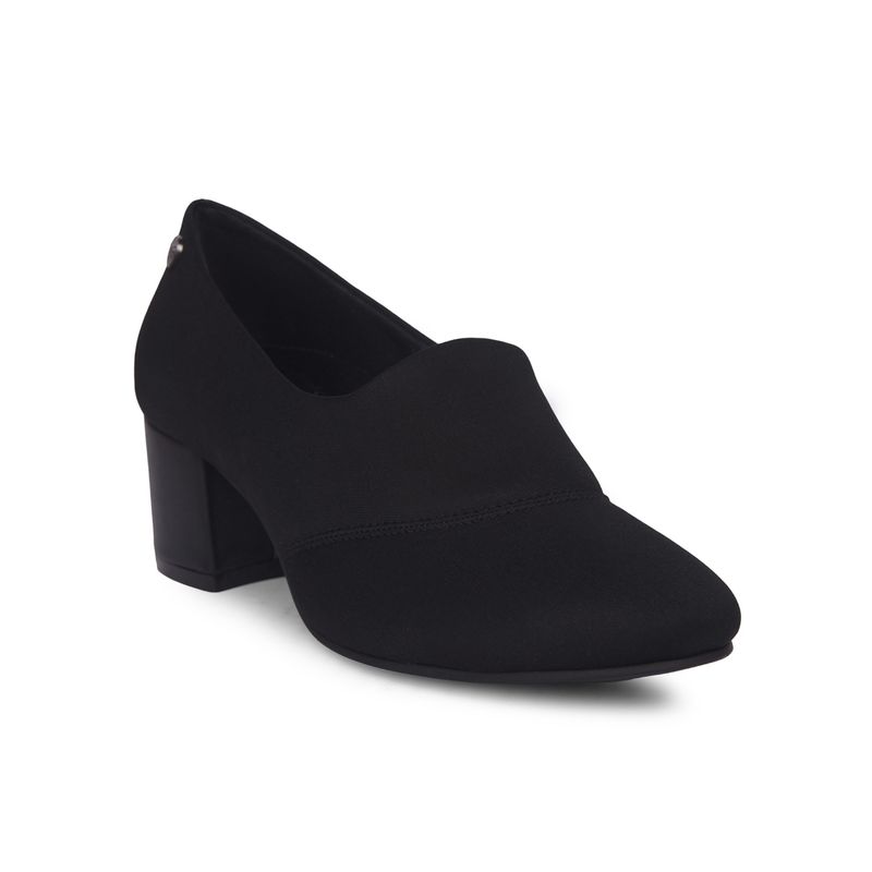 Bata Black Pump Heels for Women (UK 5)