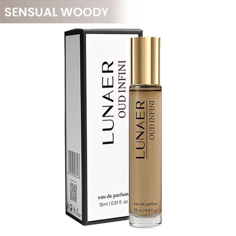 Lunaer Oud Infini Woody Fruity Travel Size Mini Perfume With Raspberry Notes For Men & Women