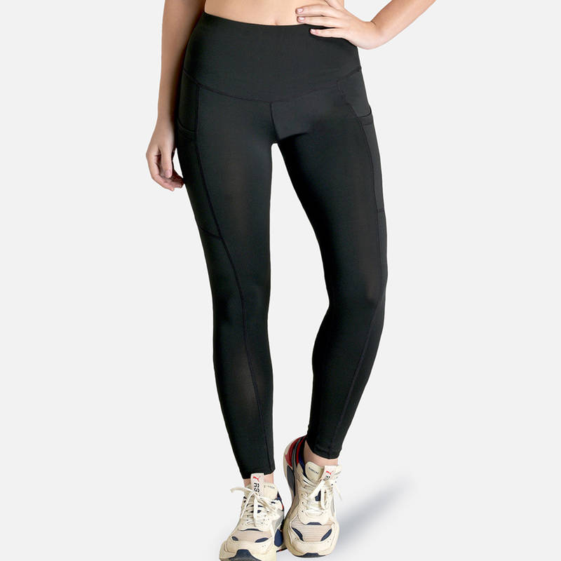 Makclan Skin Fit Pocket Sports Legging - Black (M)
