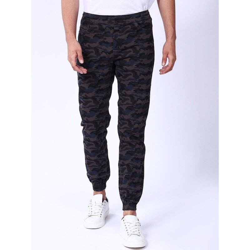 The Indian Garage Co Men Grey Camouflage Joggers (34)