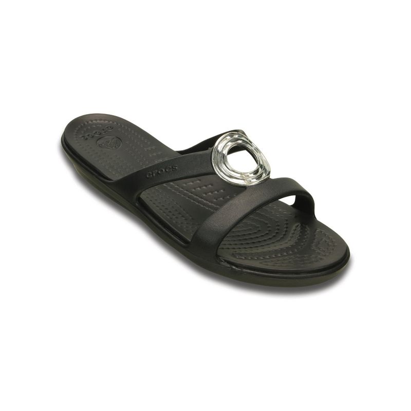Buy Crocs Black Sanrah Women Flats Online