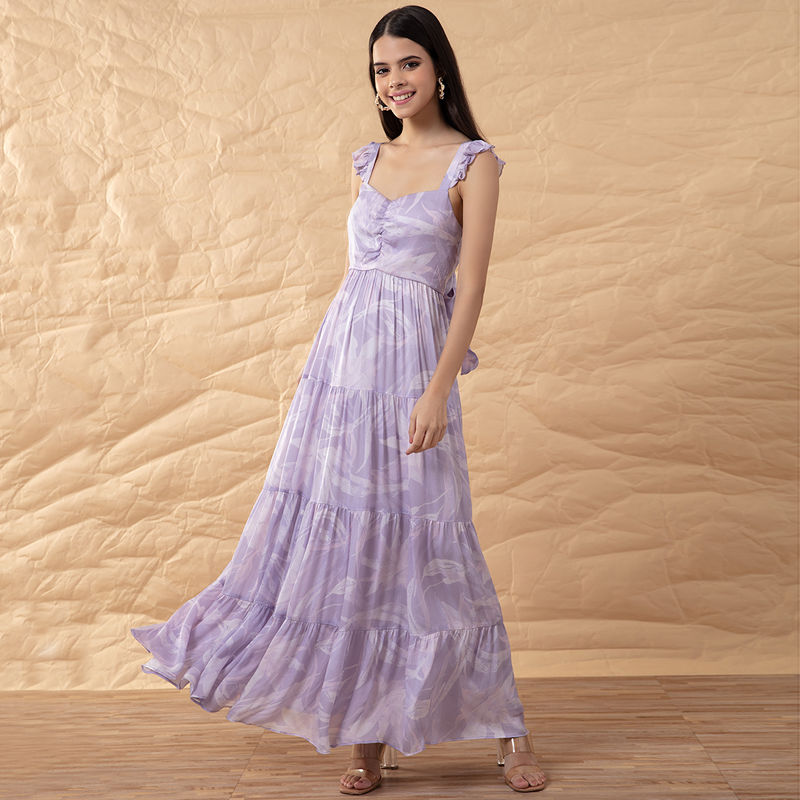 RSVP By Nykaa Fashion Lilac Everything I Dreamed Of Dress - Purple (L)