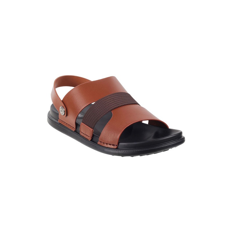 Mochi Solid Brown Sandals (EURO 38)