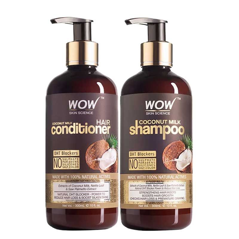 WOW Skin Science Coconut Milk Hair Care Combo Reviews | NykaaMan