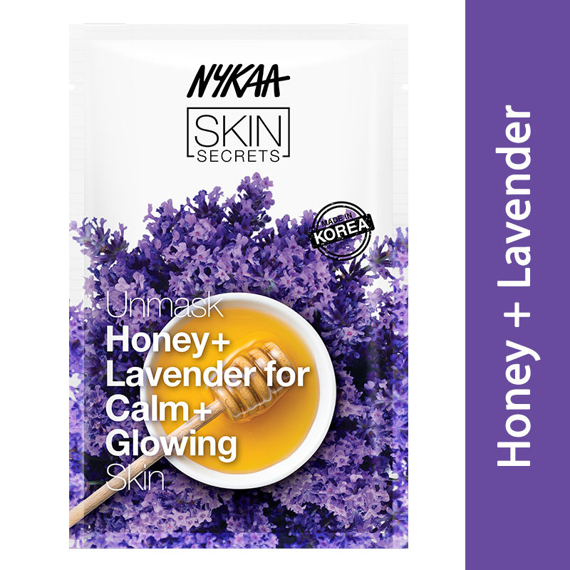 Nykaa Skin Secrets Honey + Lavender Sheet Mask