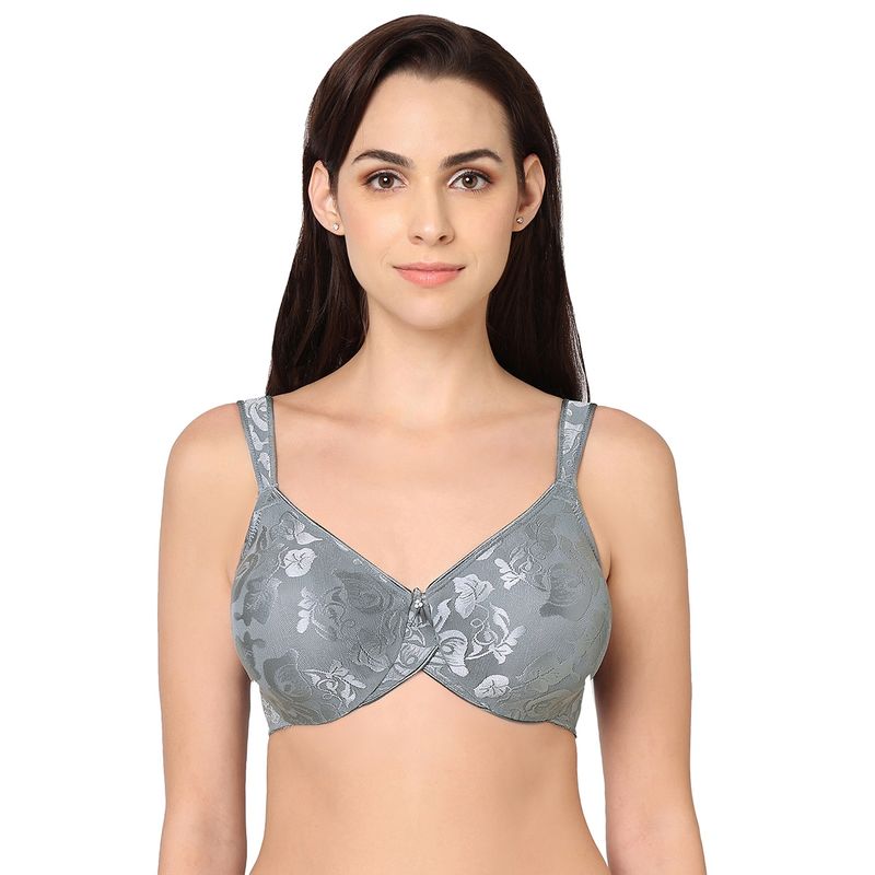 Wacoal Awareness Non-Padded Wired Full Coverage Full Cup Bra Grey (34DD)