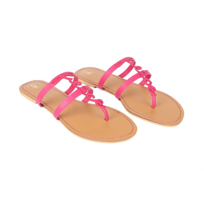 PREET KAUR Pink Fierce Flats (EURO 36)