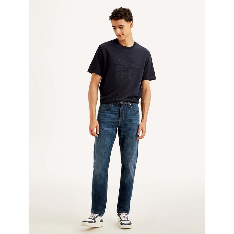 Levi's Men's 512 Slim Fit Dark Blue Jeans (30)