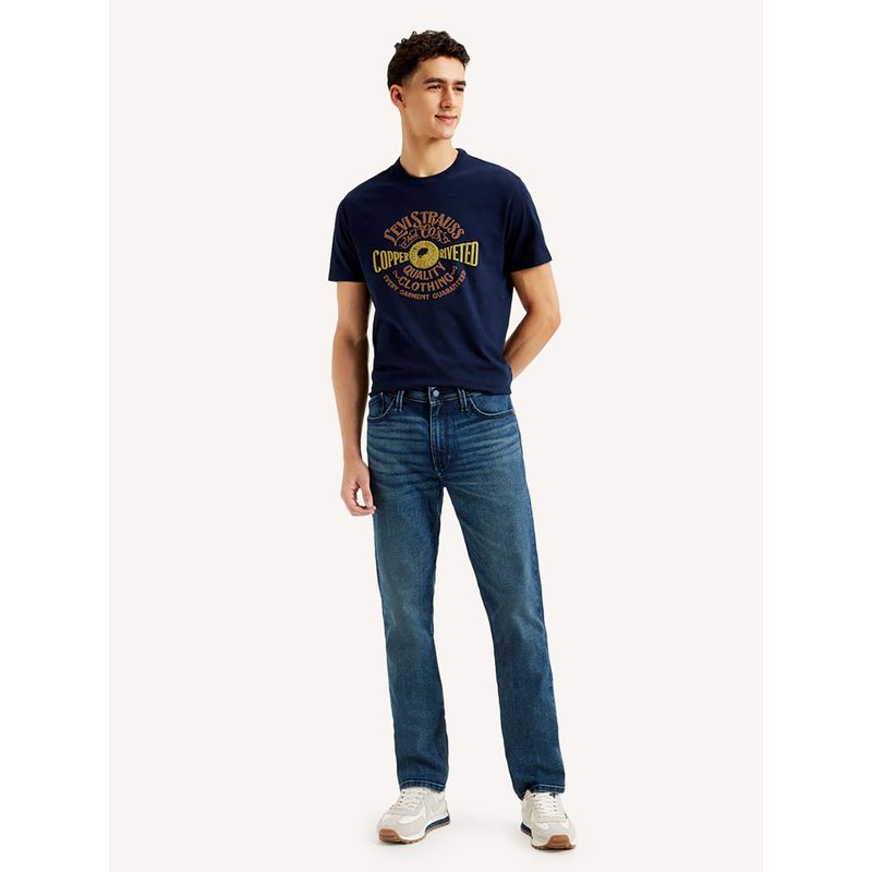 Levi's Men's 511 Slim Fit Dark Blue Jeans (38)