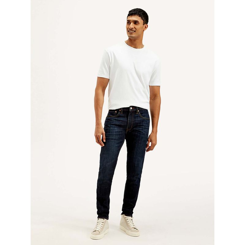 Levi's Men's 512 Slim Fit Navy Jeans (38)