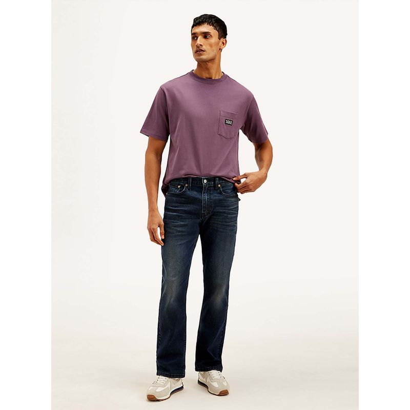 Levi's Men's 527 Slim Bootcut Fit Dark Blue Jeans (38)