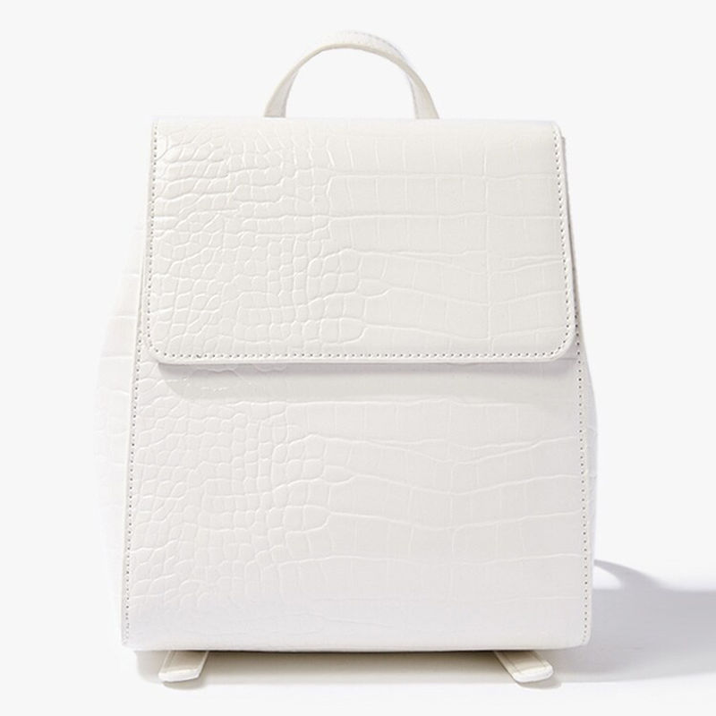 Buy Forever 21 Textured White Backpack Online