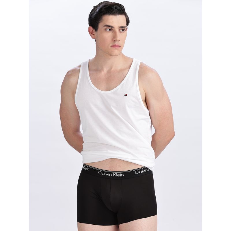 Calvin Klein Mens Black Solid Trunk (XL)