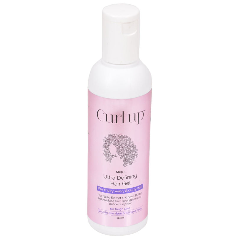 Buy Curl Up Ultra Defining Curly Hair Gel Strong Hold Flaxseed Hair