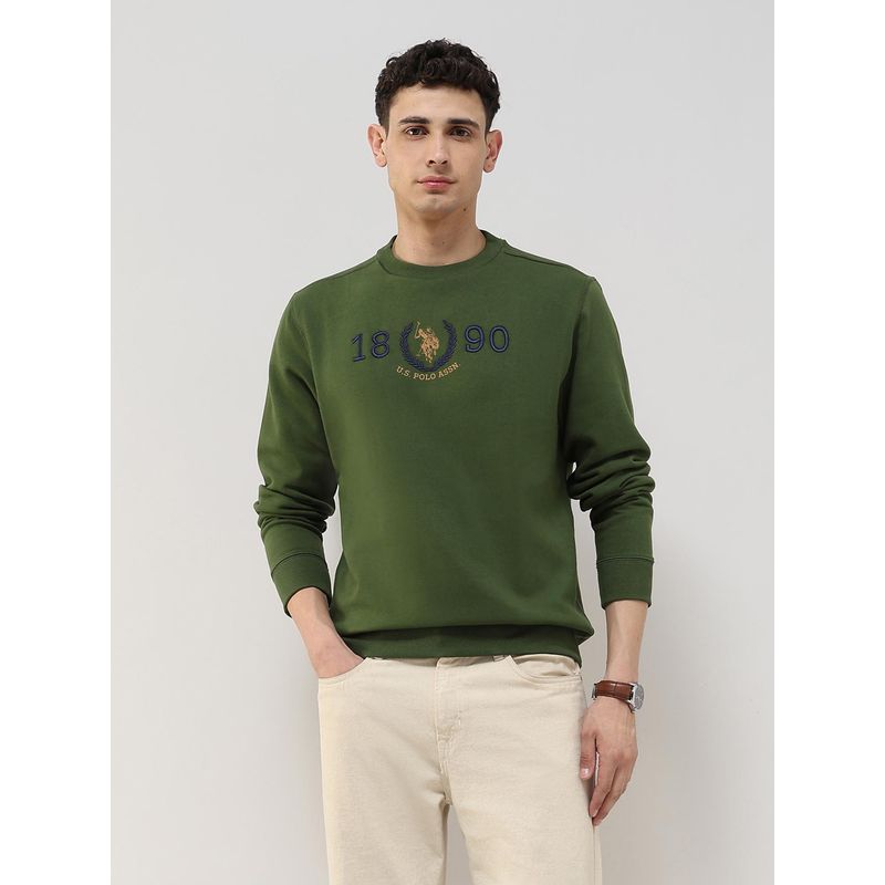 U.S. POLO ASSN. Men's Brand Embroidered Regular Fit Sweatshirt (M)