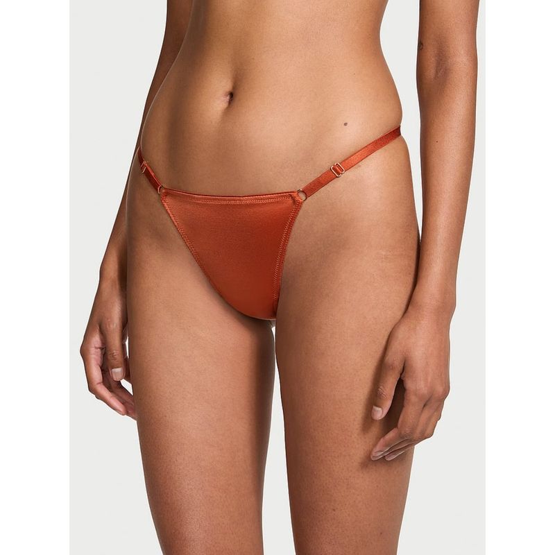 Victoria's Secret Very Sexy V-Hardware Adjustable V-String Panty Rust (XS)