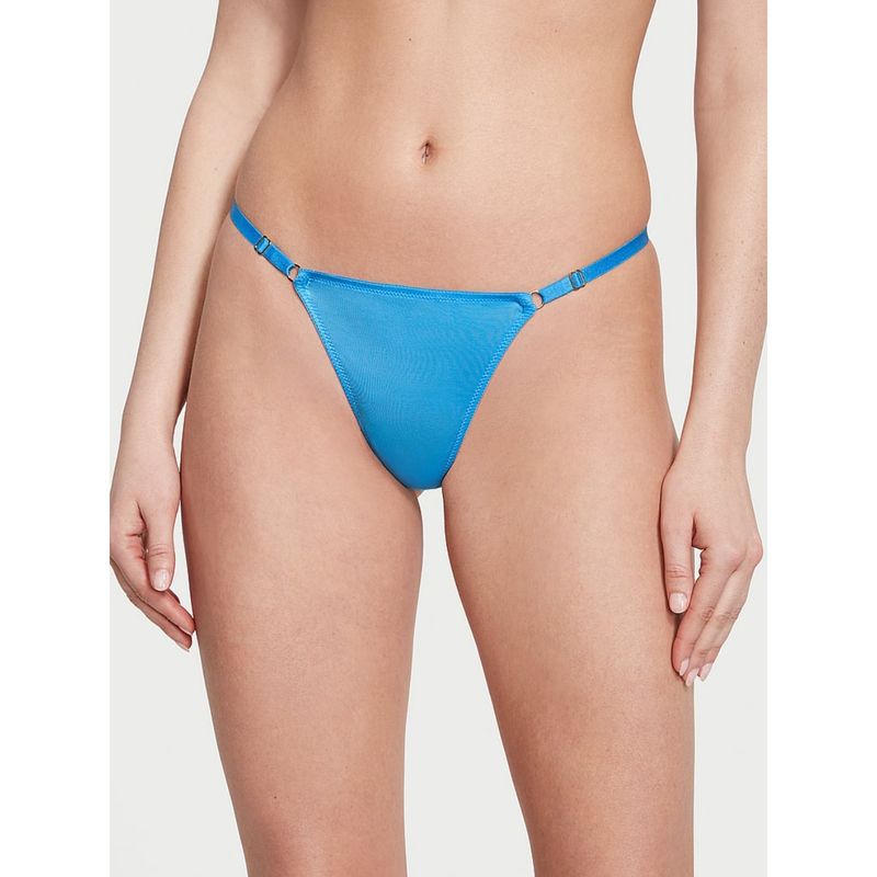 Victoria's Secret Very Sexy V-Hardware Adjustable V-String Panty Blue (XS)