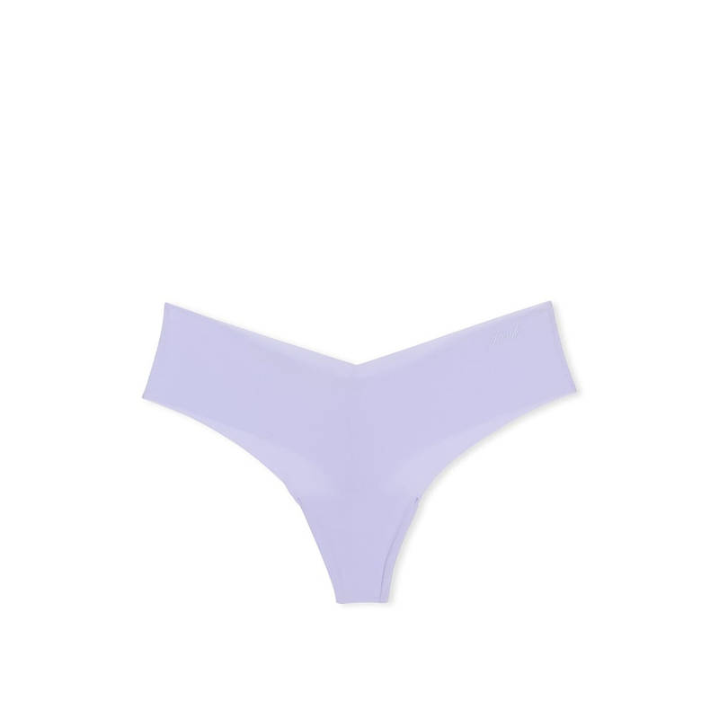 Victoria's Secret PINK No-Show Thong Panty Lavender (XL)