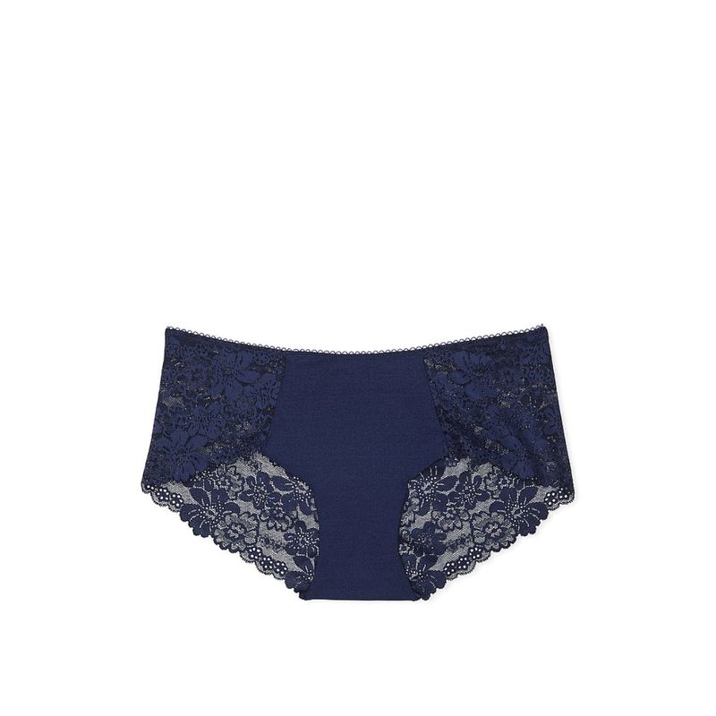 Victoria's Secret PINK No-Show Hip Hugger Panty Navy Blue (XS)