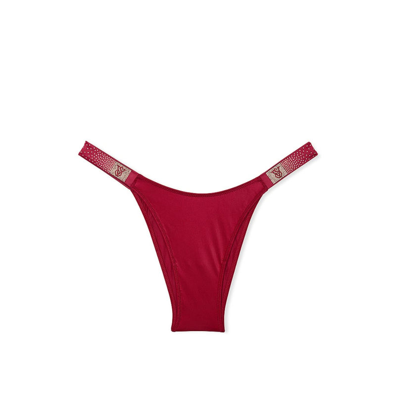 Victoria's Secret Very Sexy Scattered Shine Strap Brazilian Panty Red (XS)