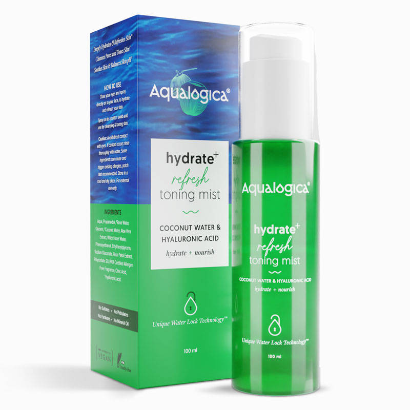 Aqualogica Hydrate+ Refresh Toning Mist, 100ml - Image 2