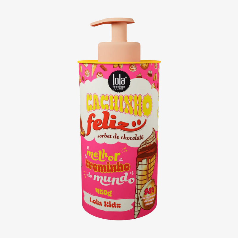 Lola from Rio Cachinho Feliz Curl Styling Cream for Kids-Chocolate Sorbet