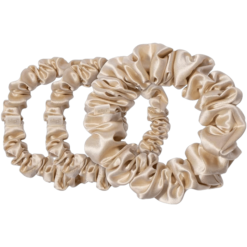 Slip Back to Basics Midi Large Scrunchie Set-Blonde