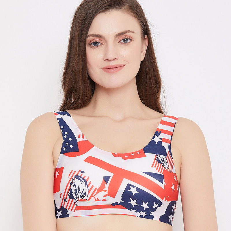 Secrets By ZeroKaata Medium Impact Slip On Padded Sport Bra Assorted