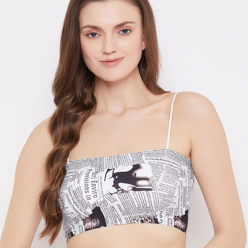 Secrets By ZeroKaata Medium Impact Slip On Padded Sport Bra- Assorted (S)