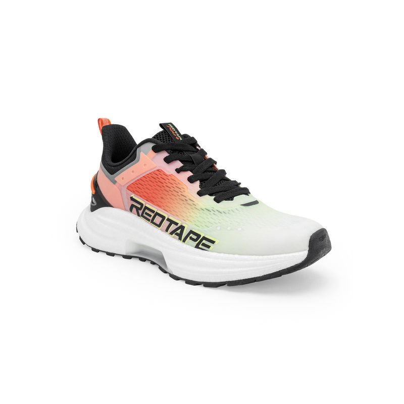 Red tape orange shoes 2025