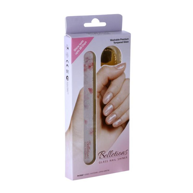Belletions Glass Nail Shiner (Floral Red)