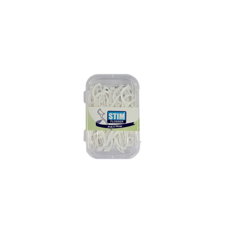 STIM Fixed Flosser With Toothpick