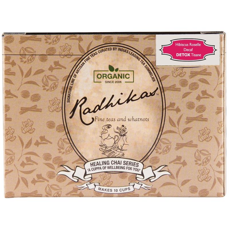 Radhikas Hibiscus Roselle Decaf Detox Tisane Tea