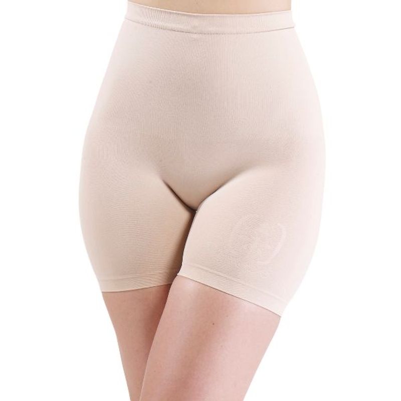 Swee Iris Low Waist And Short Thigh Shaper For Women - Nude (M)