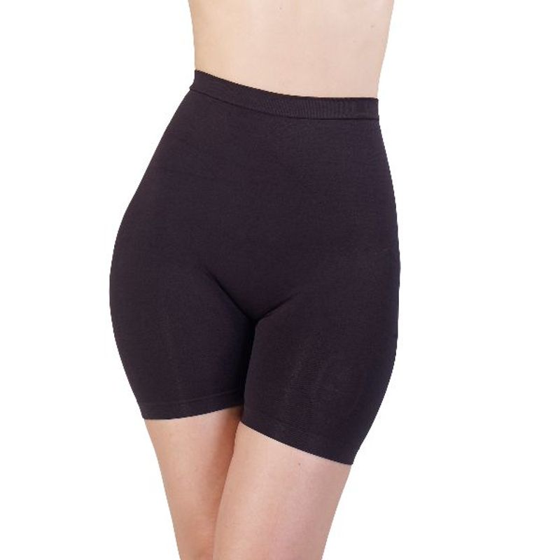 Swee Iris Low Waist And Short Thigh Shaper For Women - Black (L)