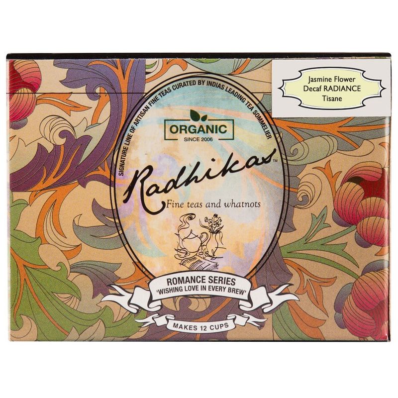 Radhikas Jasmine Flower Decaf Radiance Tisane Tea