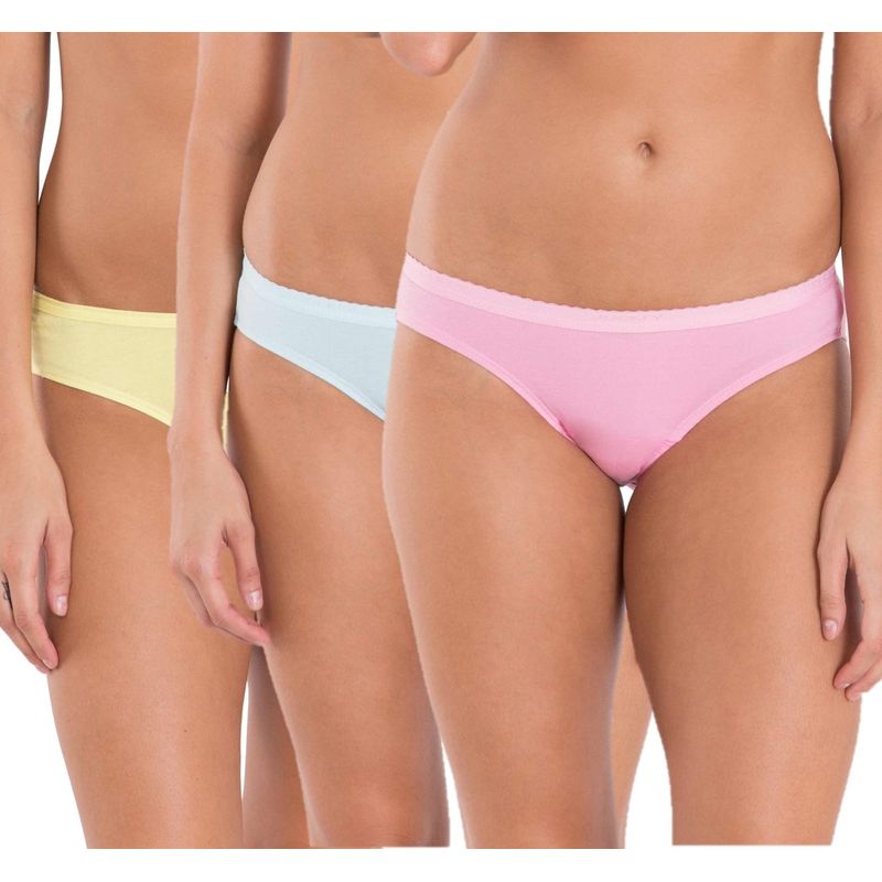 Buy Jockey Light Assorted Bikini Pack of 3 Style Number-1410 Online