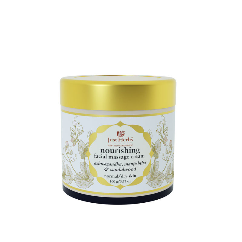Just Herbs Nourishing Facial Massage Cream for Normal and Dry Skin Buy Just Herbs Nourishing