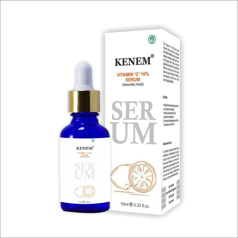 Kenem Vitamin C 10% Serum with Ascorbic Acid 10ml
