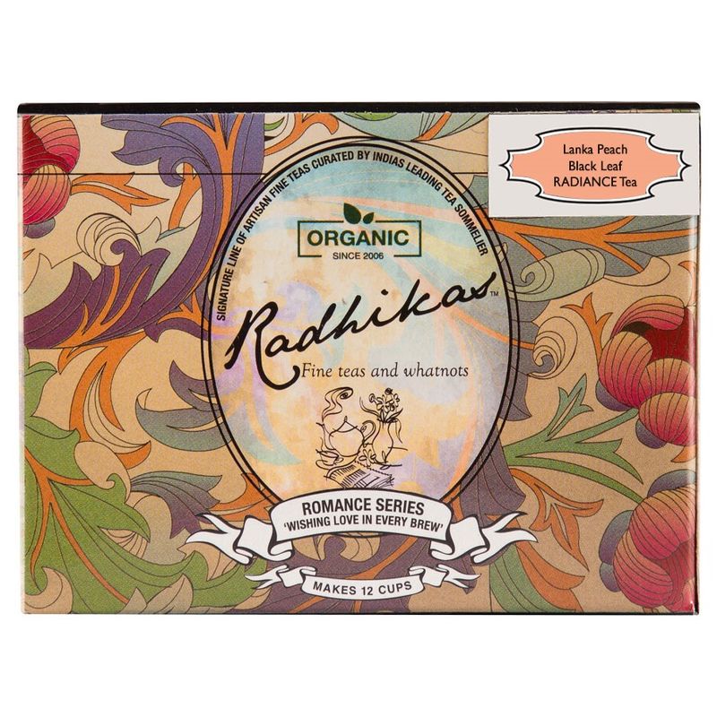 Radhikas Lanka Peach Black Leaf Radiance Tea