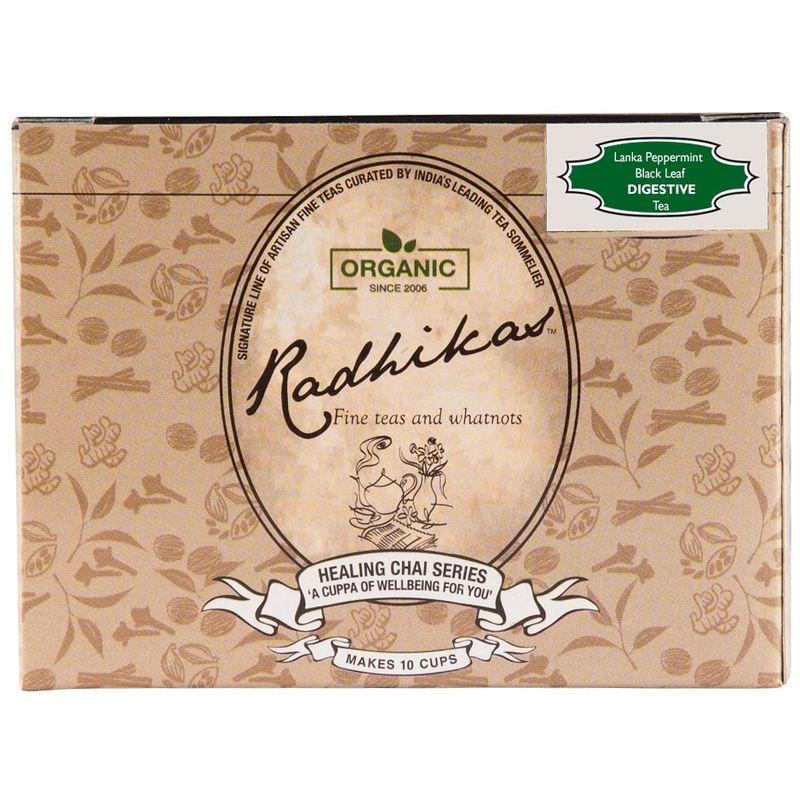 Radhikas Lanka Peppermint Black Leaf Digestive Tea