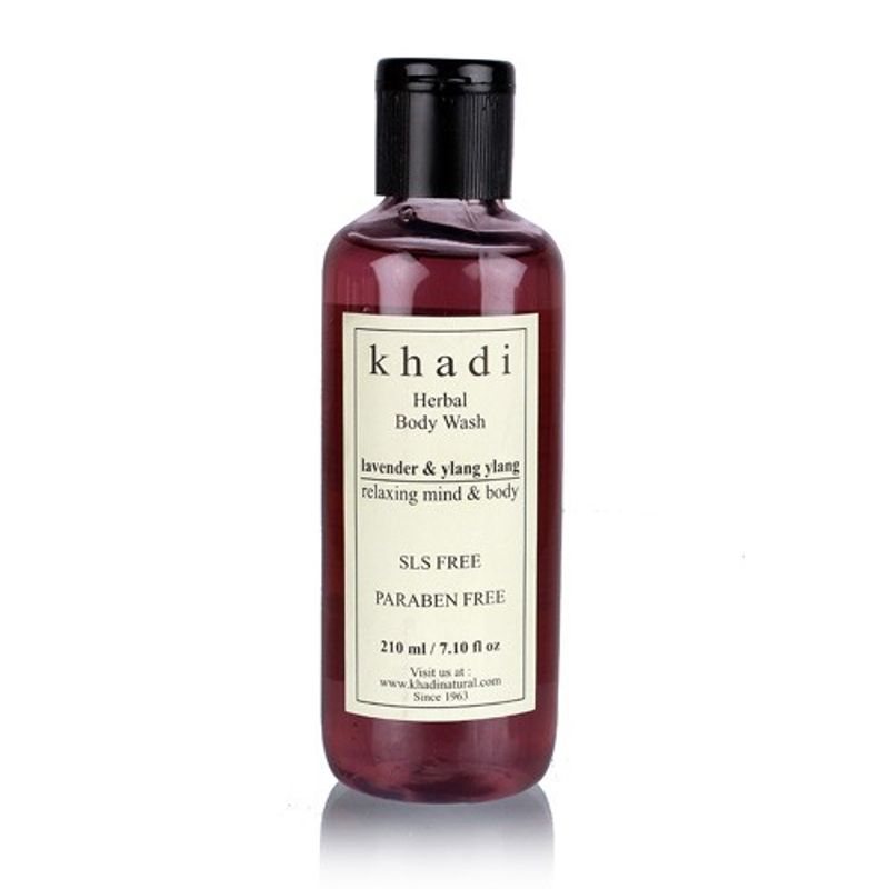 Khadi Natural Lavender Ylang Ylang Body Wash SLS Paraben Free: Buy