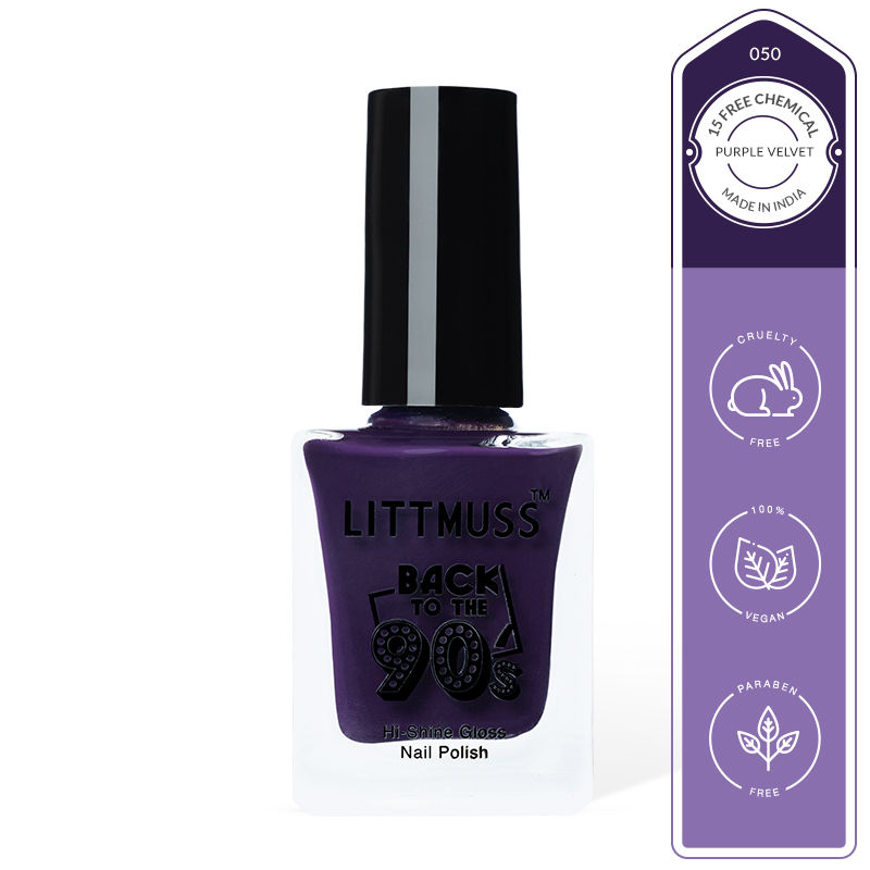 Littmuss Nail Polish Back To The 90'S Hi-Shine Gloss Nail Paint - Purple Velvet - 050